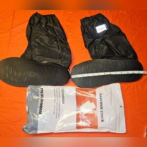 Rain Shoe/Boot Covers szXXL 13.4" Black Waterproof New